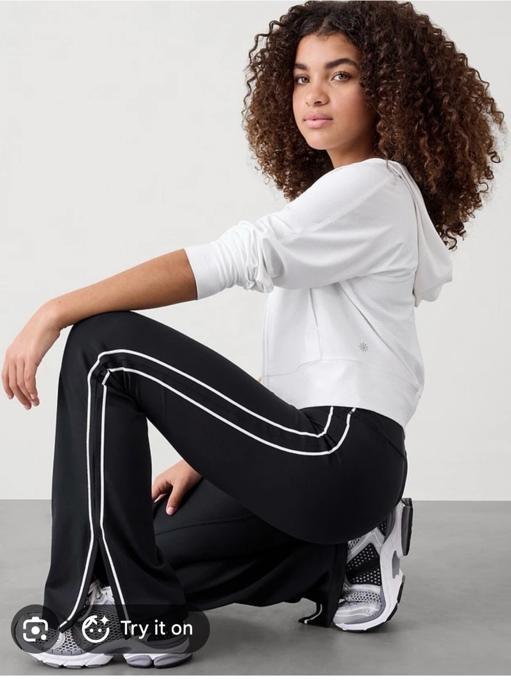 Athleta Girl High Rise Chit Chat Split Flare Pants size L